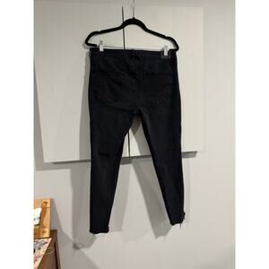 Black American Eagle Hi Rise Super Stretch Jeggings Size 14
